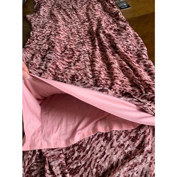 Simply Vera Wang Ruffle Sleeveless Button Down Maxi Sundress With Pockets XL - Picture 5 of 9